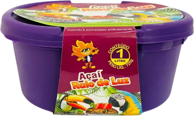 Pote de Açaí Raio de Luz 1 L Tradicional