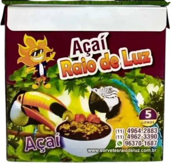 Pote de Açaí Raio de Luz 5 L Tradicional